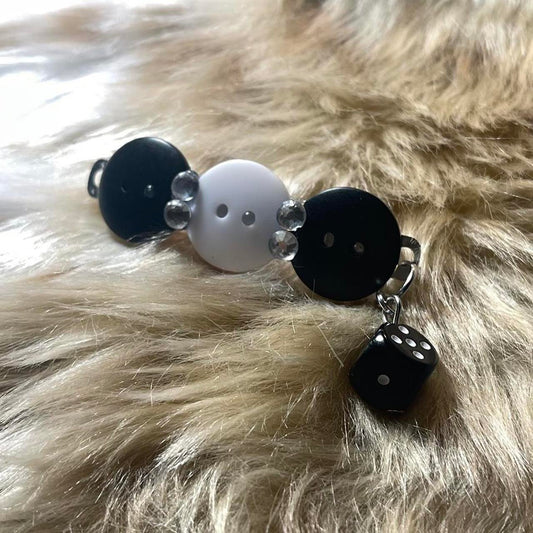 "SNAKE EYES" Hair Barrette ୨୧