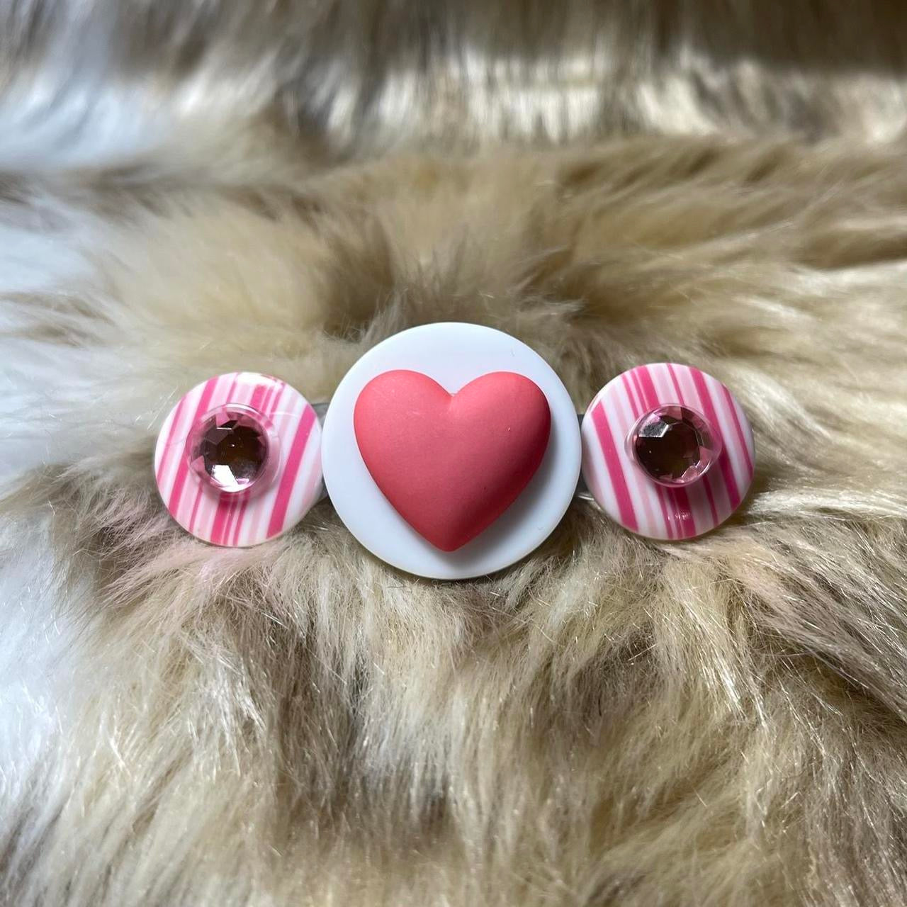 "CUPID'S KISS" Hair Barrette ୨୧