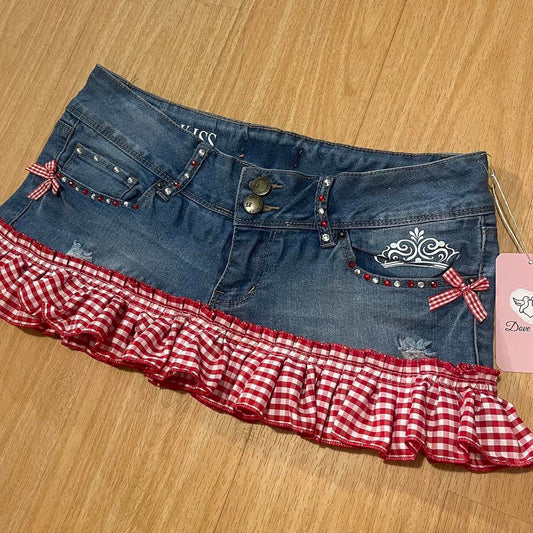 AMERICA'S PRINCESS Micro Mini Skirt- SIZE M