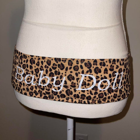 "BABY DOLL" Cheetah Print Waistband - SIZE M