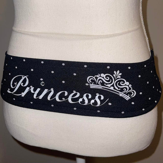 𓏲ּ𝄢 OOAK 2000s Style Polka Dot Princess Stretchy Waistband Belt - SIZE S