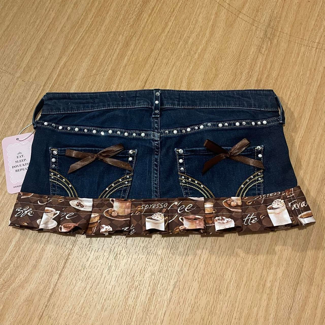 CAPPUCCINO CUTIE Micro Mini Skirt - SIZE XS