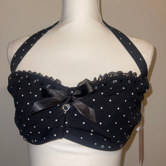 Polka Dot Princess Bralette Top - SIZE L