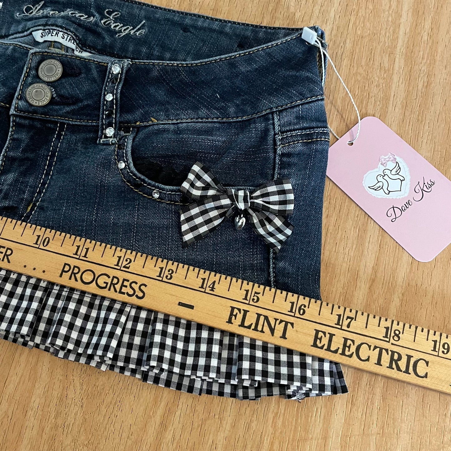 AMERICA'S PRINCESS Micro Mini Skirt - SIZE XS