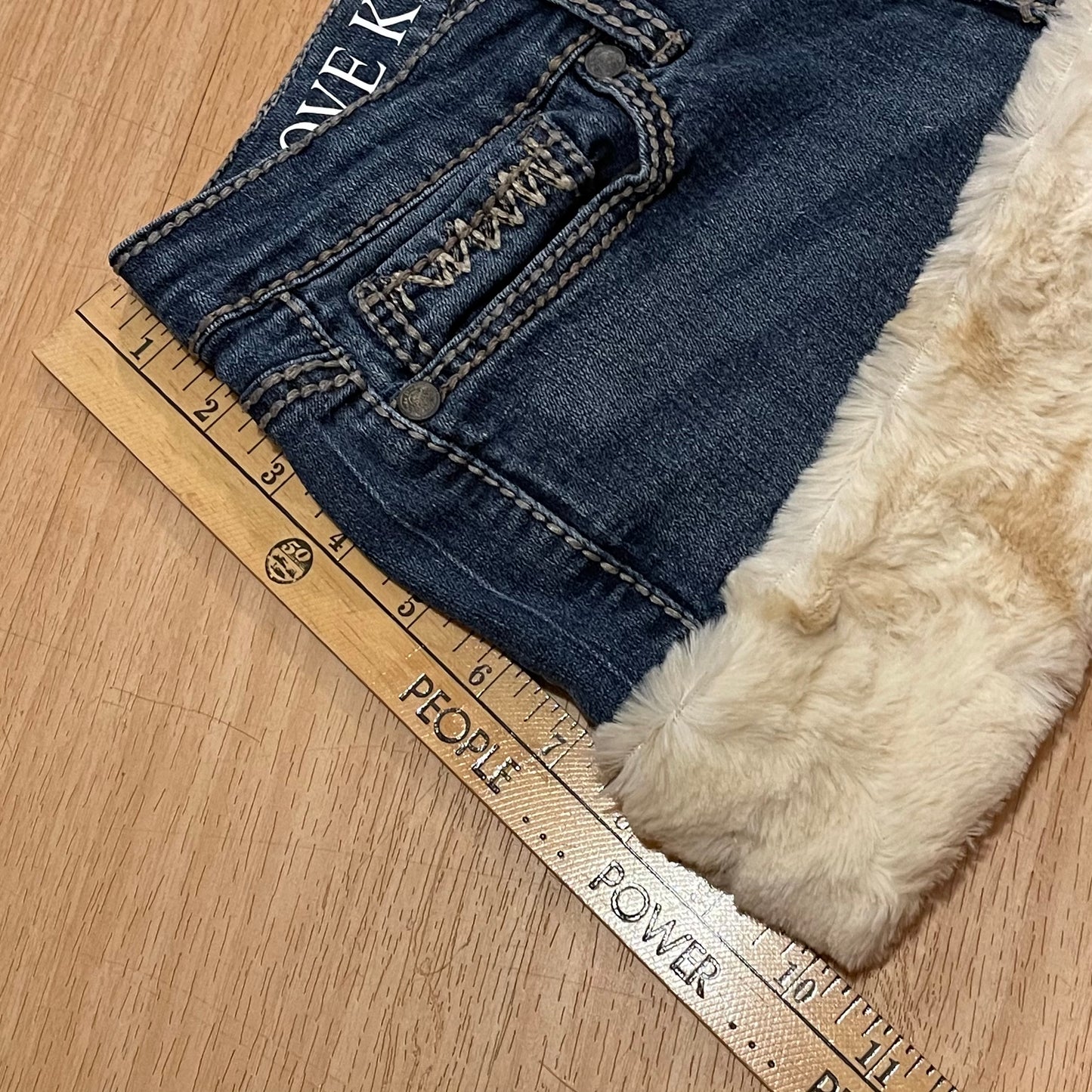 GLAMOUR PRINCESS Mini Faux Fur Skirt - SIZE S