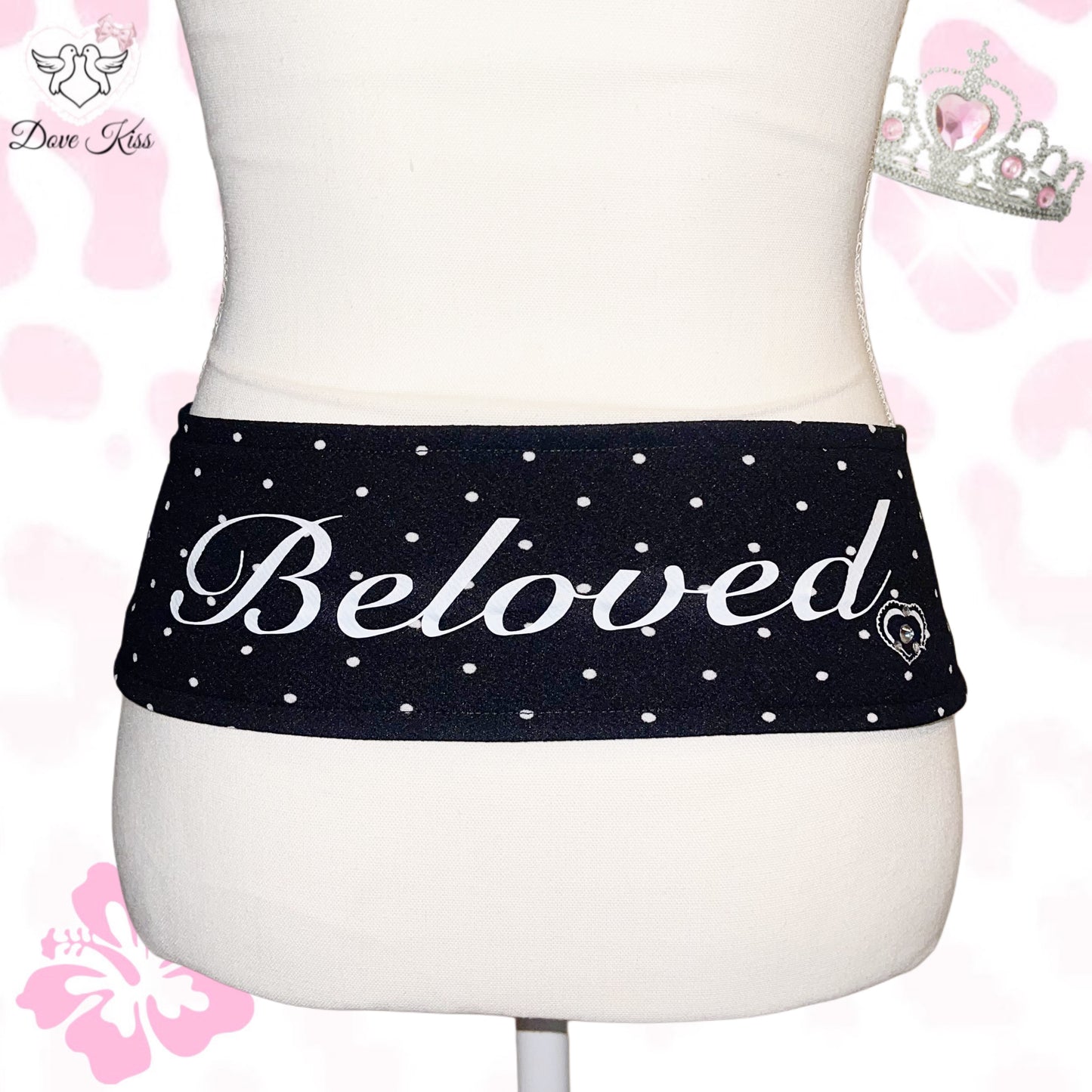 “BELOVED” Polka Dot Waistband - SIZE S