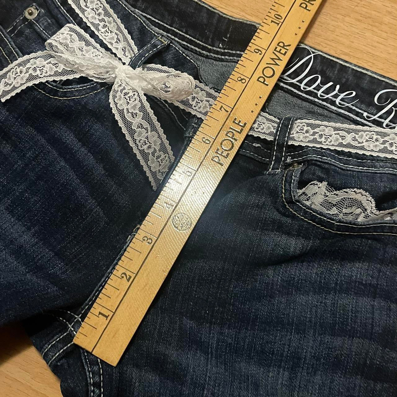 OOAK Princess Ribbon Jeans (with lace & bows)