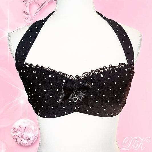 “Starlet Princess” Polka Dot Bralette