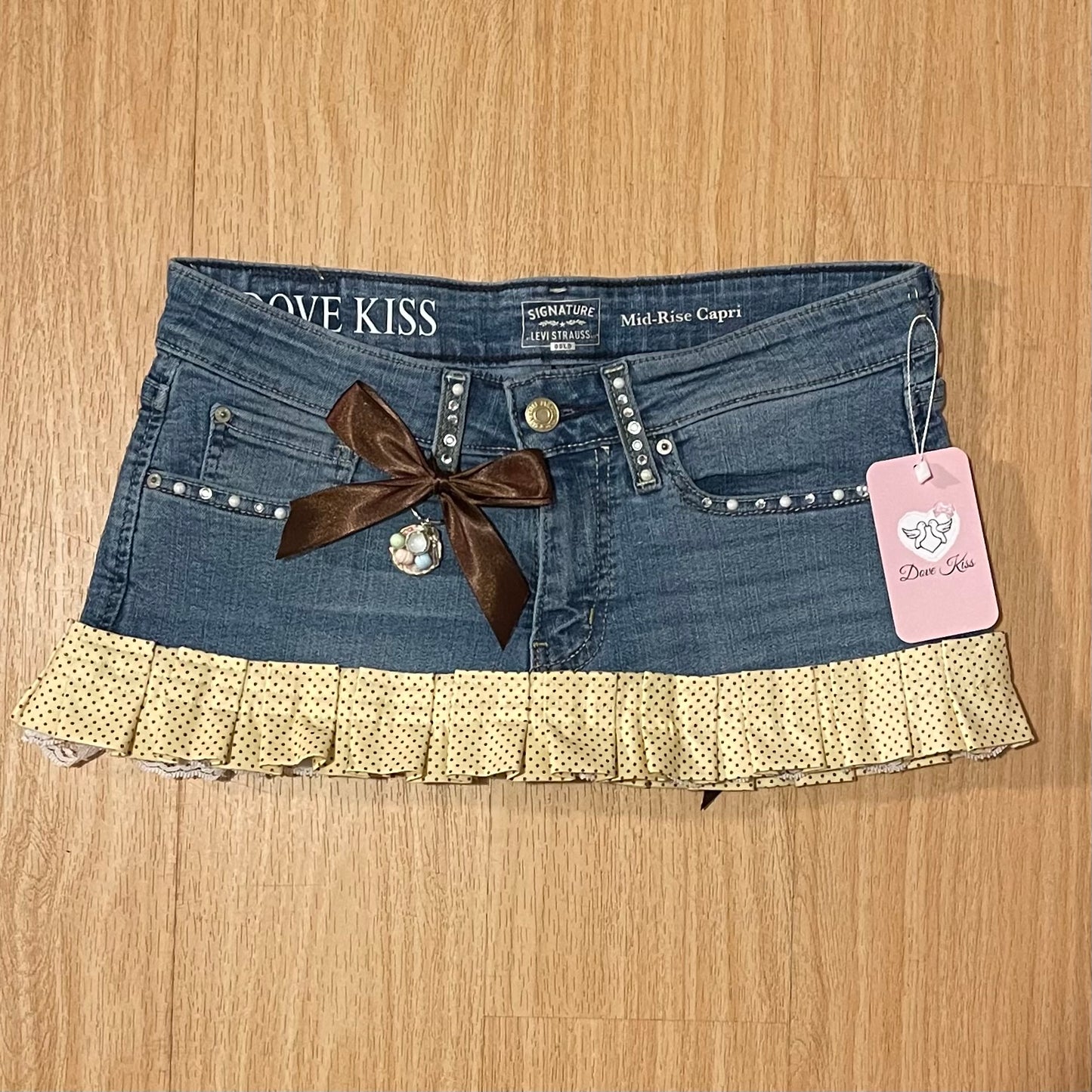 𓏲ּ𝄢 ‘𝐶𝑎𝑓𝑒 𝐷'𝑎𝑚𝑜𝑢𝑟’ Princess Micro Mini Skirt - SIZE S