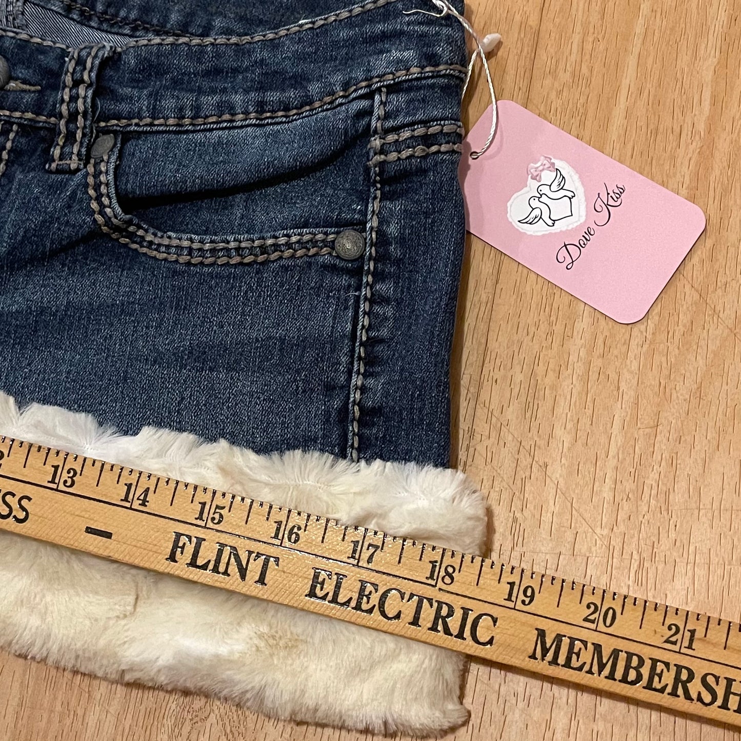 GLAMOUR PRINCESS Mini Faux Fur Skirt - SIZE S