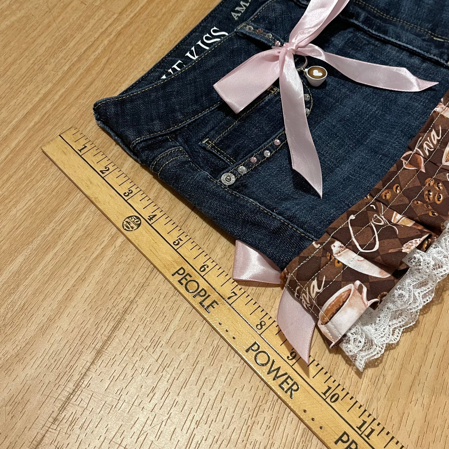 CAPPUCCINO CUTIE Micro Mini Skirt - SIZE M