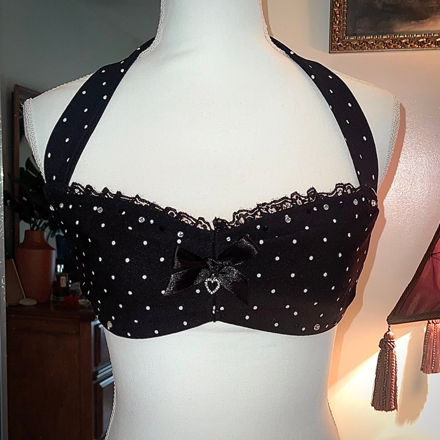 “Starlet Princess” Polka Dot Bralette