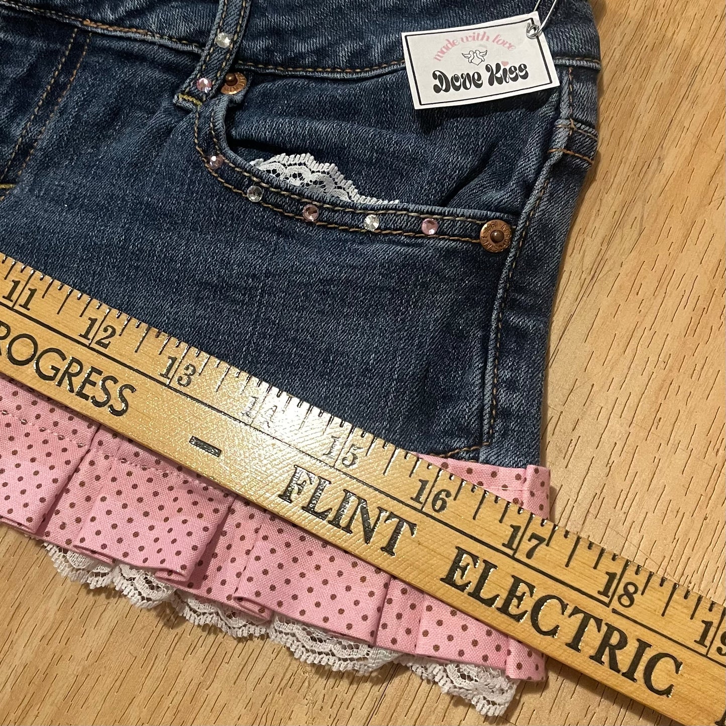 𓏲ּ𝄢 ‘𝐶𝑎𝑓𝑒 𝐷'𝑎𝑚𝑜𝑢𝑟’ Baby Pink Princess Micro Mini Skirt - SIZE XS