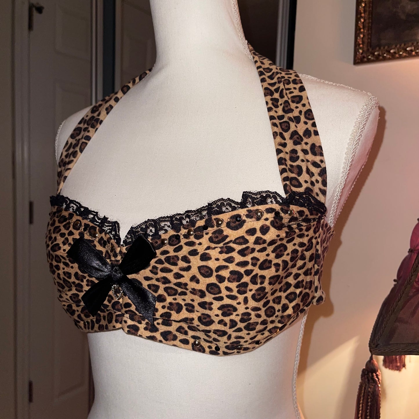 “Prowler” Diva Leopard Print Bralette