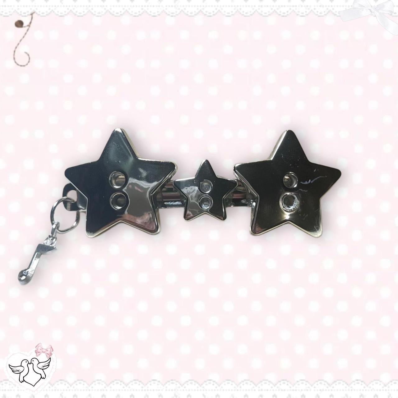 ✮⋆˙ OOAK ‘rockstar princess’ by Dove Kiss hair barrette ୨୧