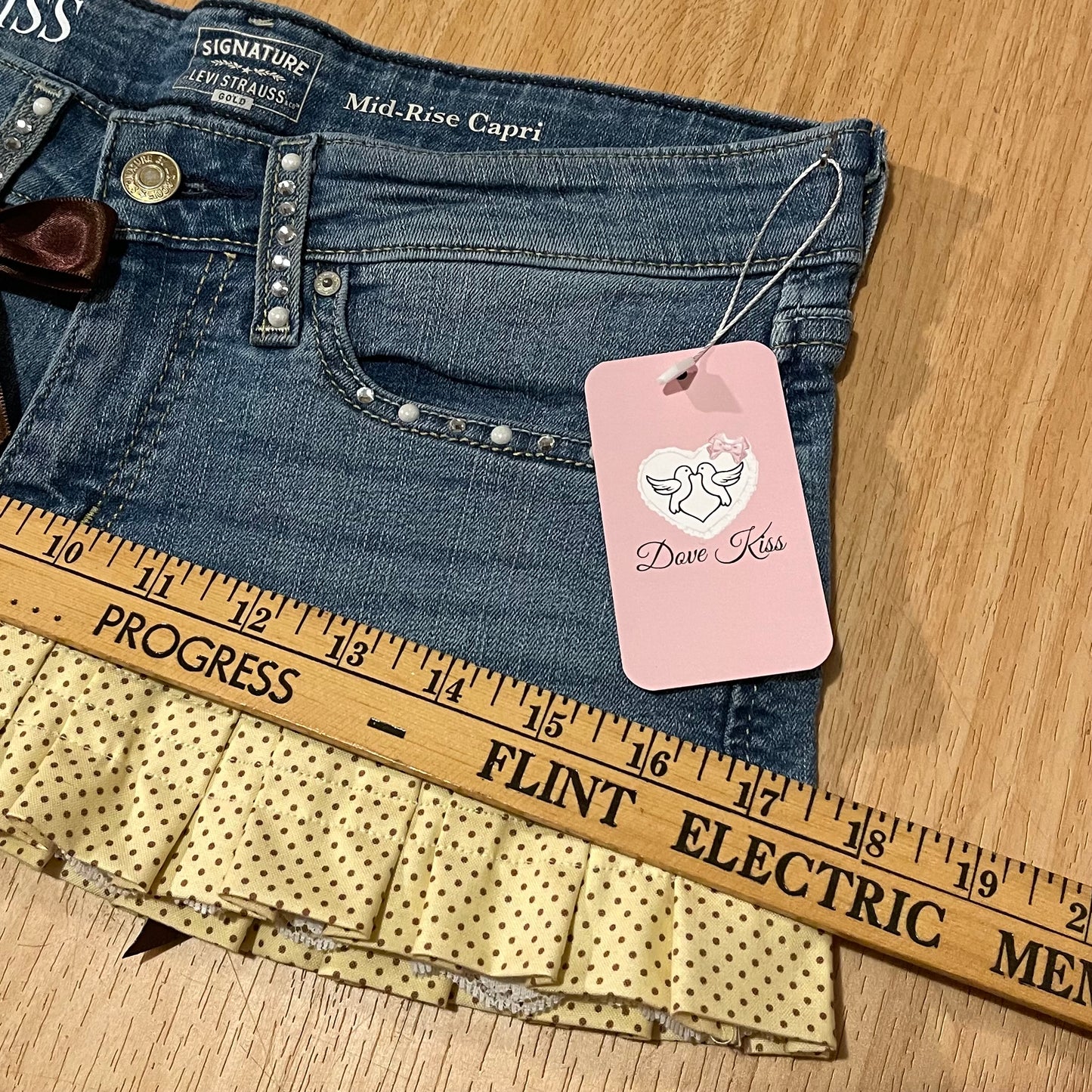 𓏲ּ𝄢 ‘𝐶𝑎𝑓𝑒 𝐷'𝑎𝑚𝑜𝑢𝑟’ Princess Micro Mini Skirt - SIZE S