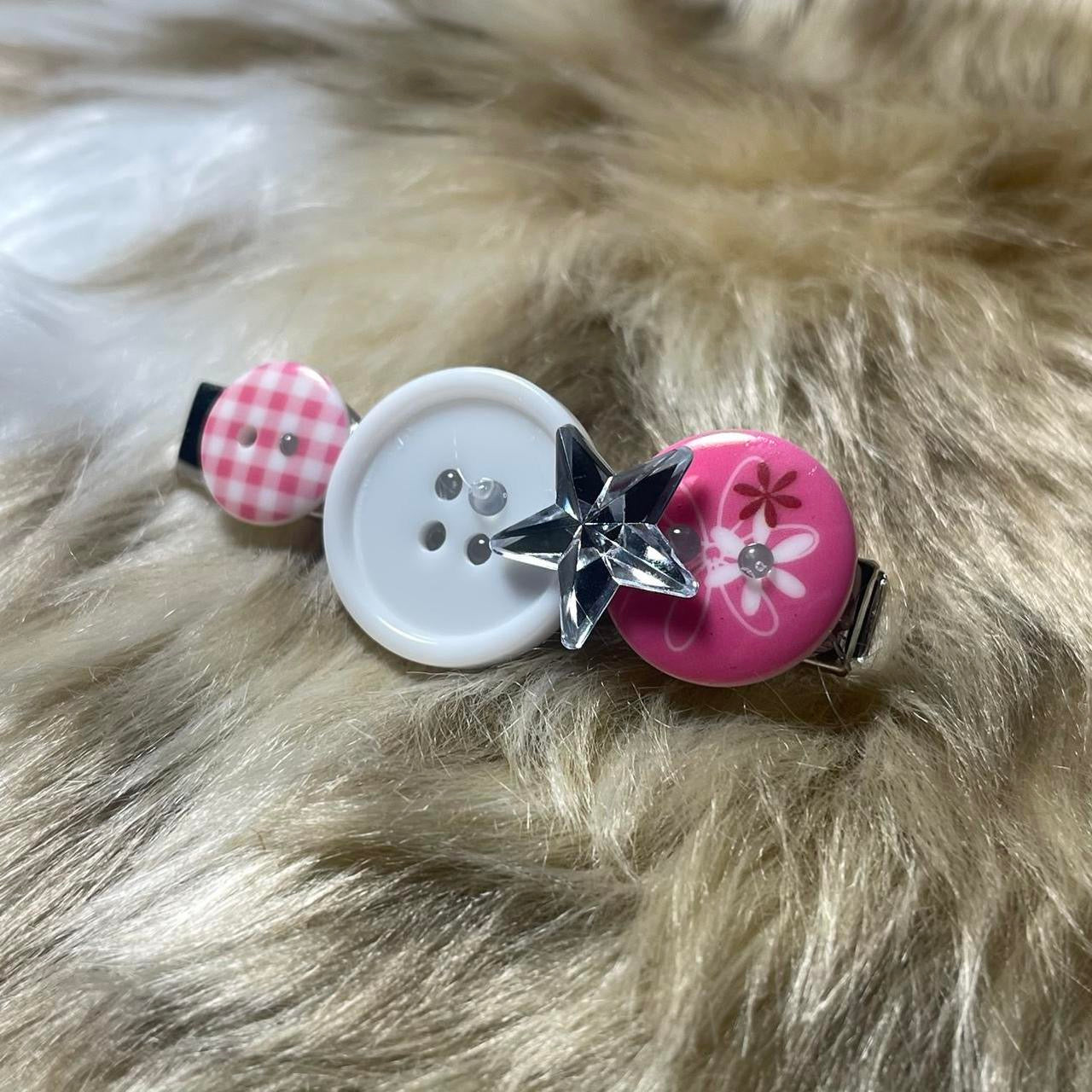 "STARBURST SWEETHEART" #2 Hair Clip ୨୧