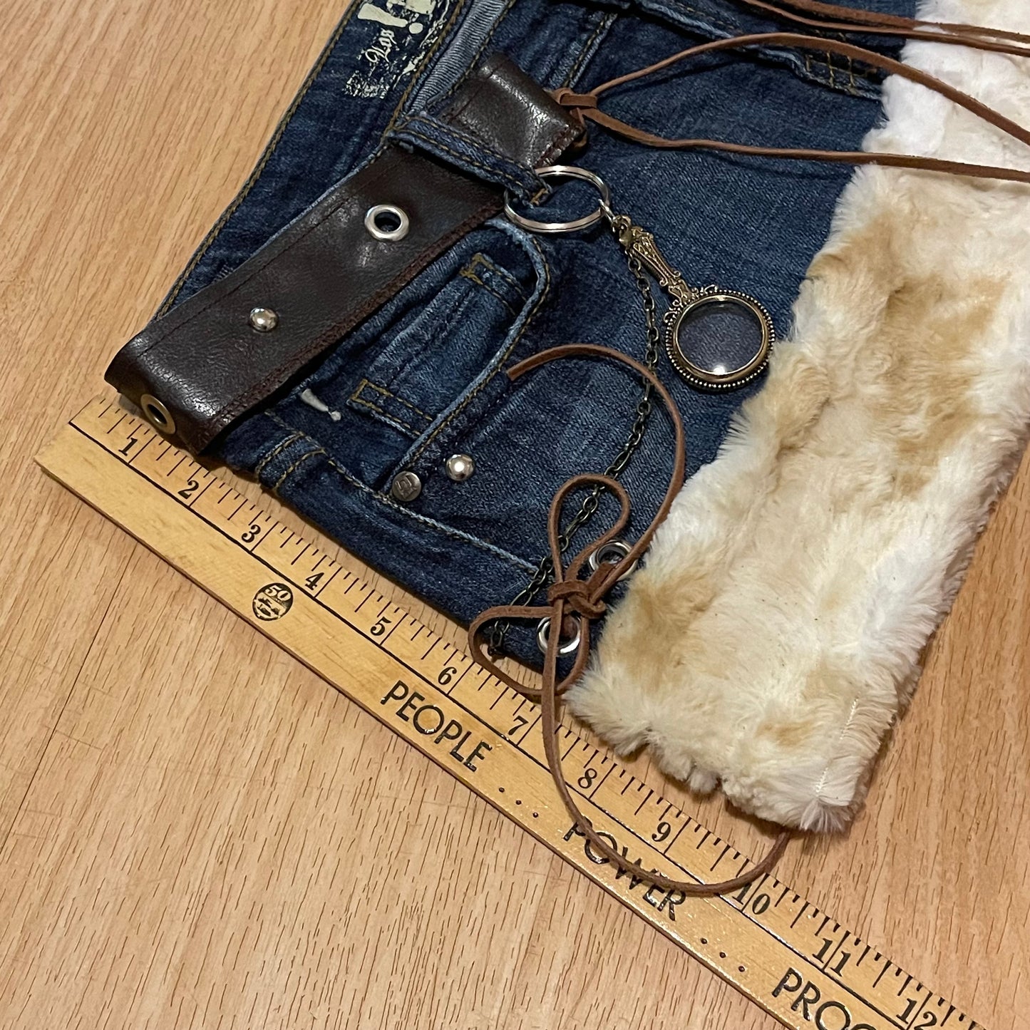 "ROCKSTAR PRINCESS" Micro Mini Faux Fur Skirt - SIZE M