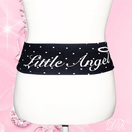 "LITTLE ANGEL" Polka Dot Waistband - SIZE XS