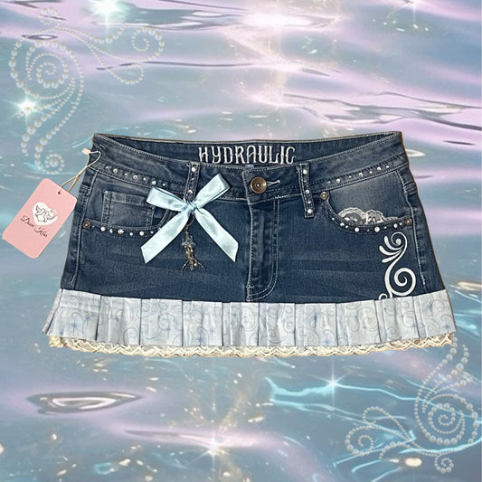 𓏲ּ𝄢 ‘Cutie Cove’ Mermaid Princess Mini Skirt - SIZE M