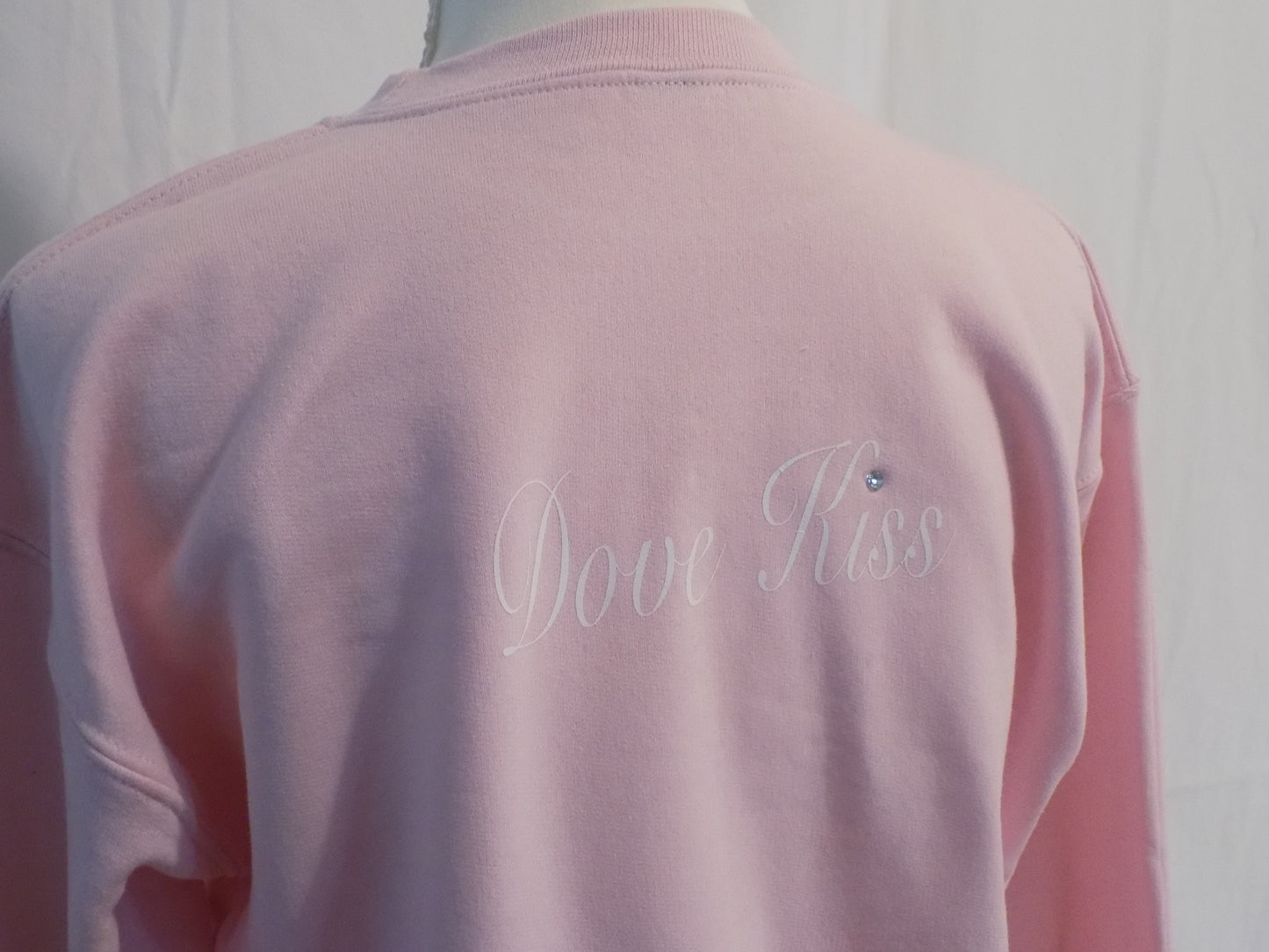 𓏲ּ𝄢 ‘Hi! I’m Princess’ Baby Pink Sweatshirt with Rhinestones