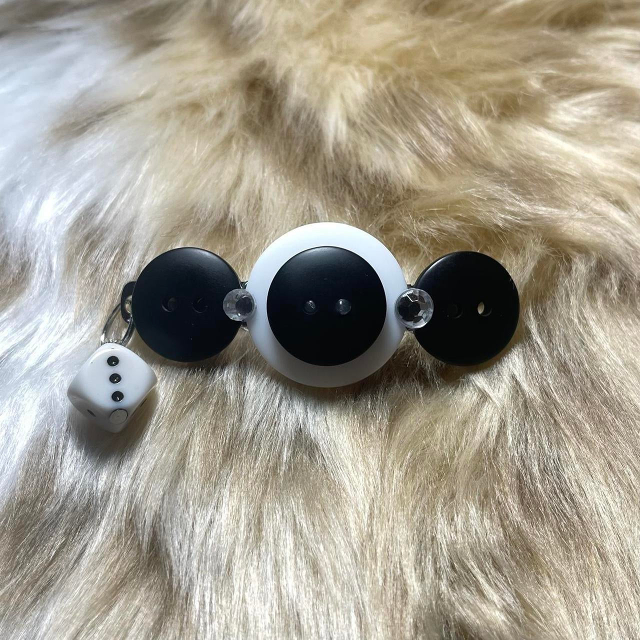 "ROLL THE DICE" Hair Barrette ୨୧