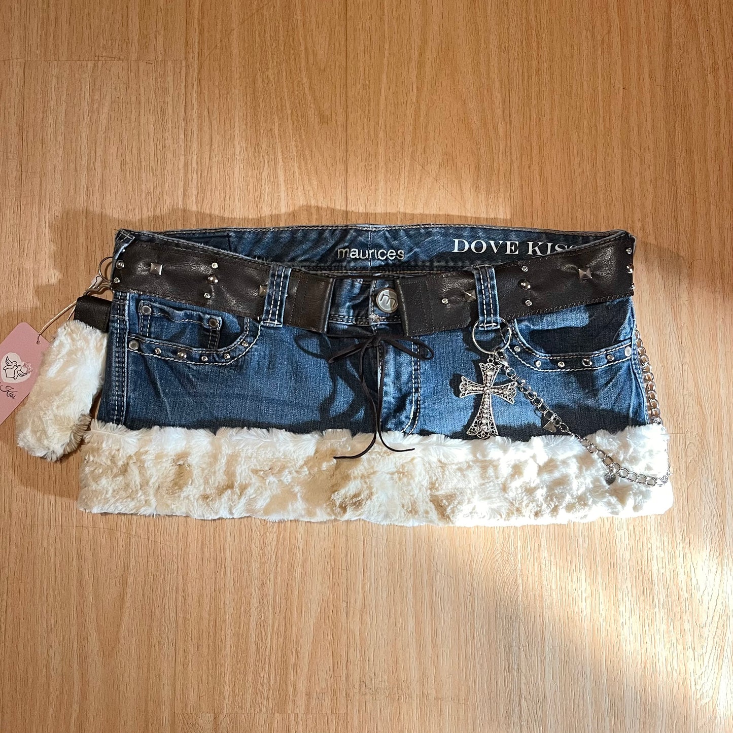 ROCKSTAR PRINCESS Micro Mini Faux Fur Skirt - SIZE XL