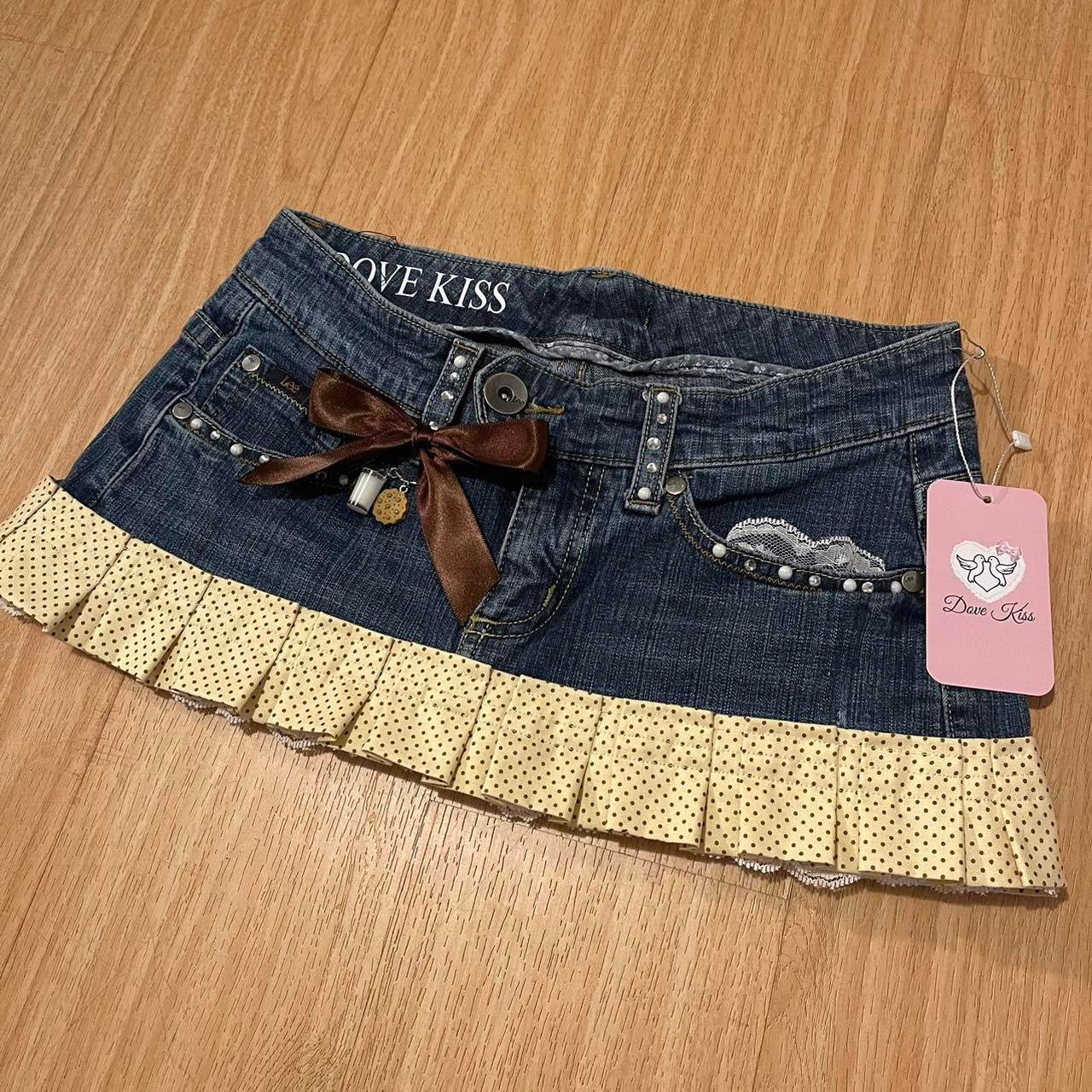 𓏲ּ𝄢 ‘𝐶𝑎𝑓𝑒 𝐷'𝑎𝑚𝑜𝑢𝑟’ Princess Micro Mini Skirt - SIZE XS