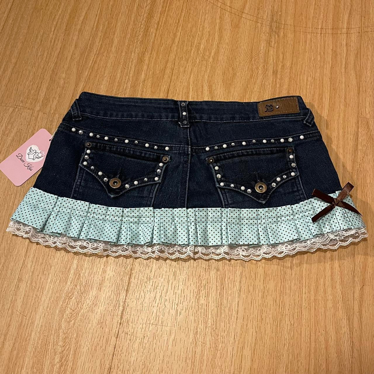 𓏲ּ𝄢 ‘𝐶𝑎𝑓𝑒 𝐷'𝑎𝑚𝑜𝑢𝑟’ Princess Micro Mini Skirt - SIZE S