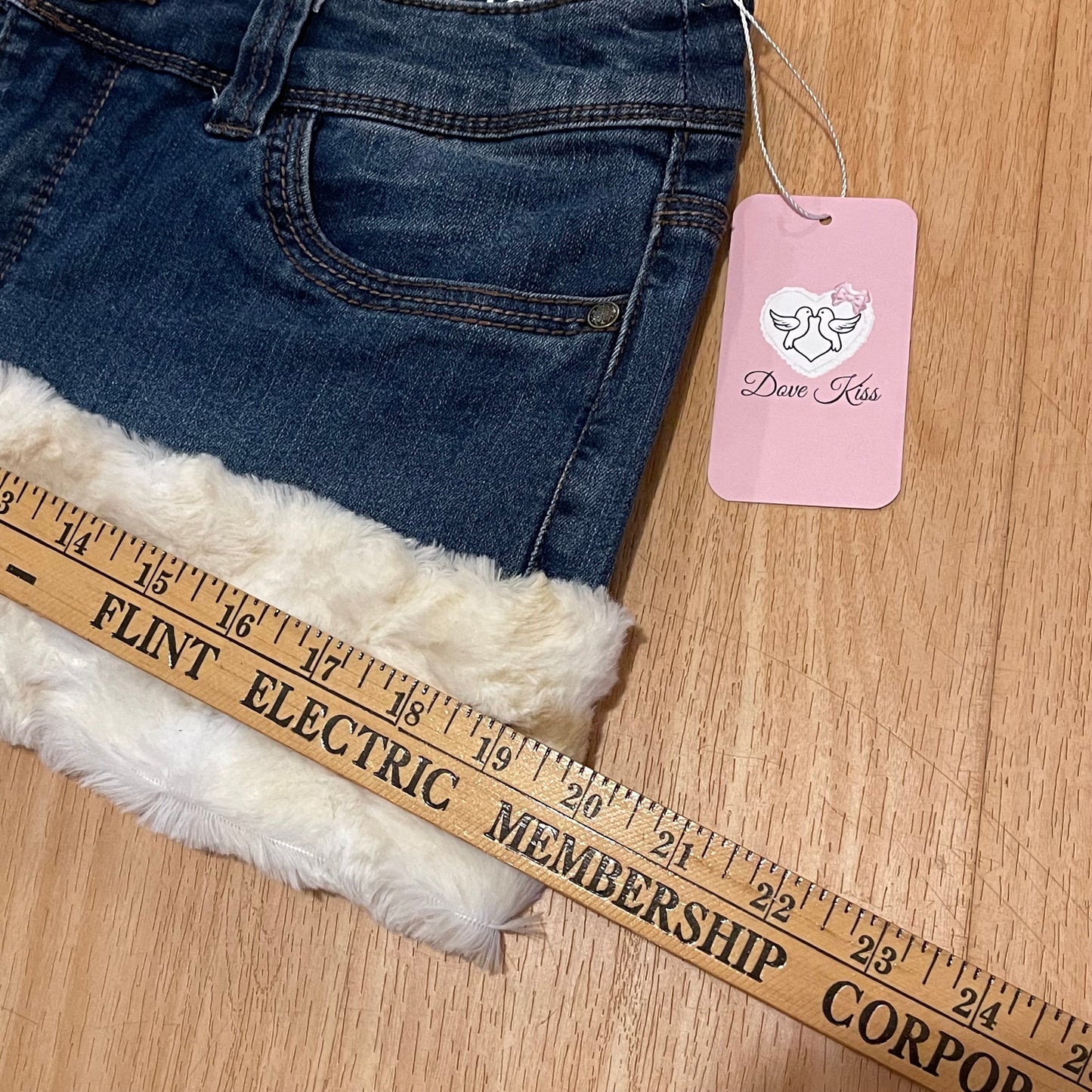 GLAMOUR PRINCESS Mini Faux Fur Skirt - SIZE M