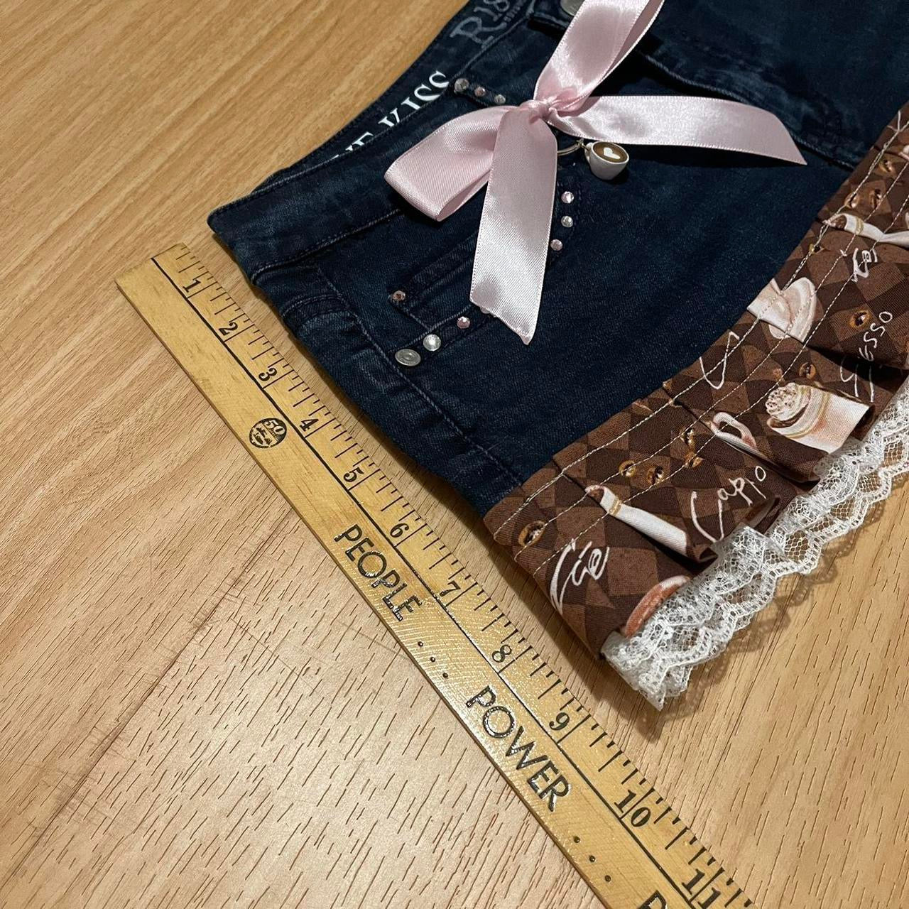 CAPPUCCINO CUTIE Micro Mini Skirt - SIZE S