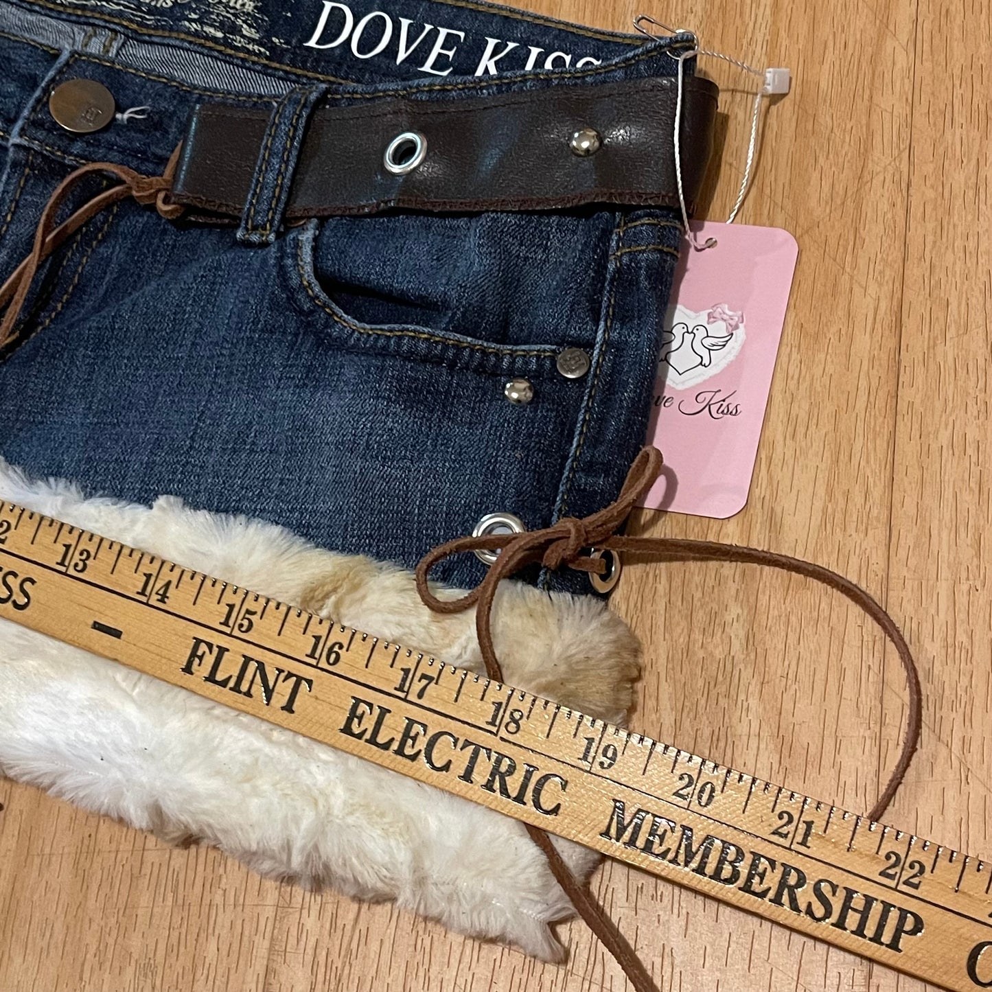 "ROCKSTAR PRINCESS" Micro Mini Faux Fur Skirt - SIZE M