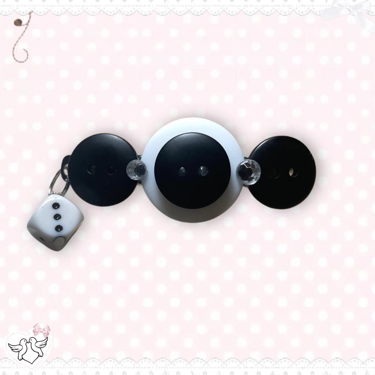 "ROLL THE DICE" Hair Barrette ୨୧
