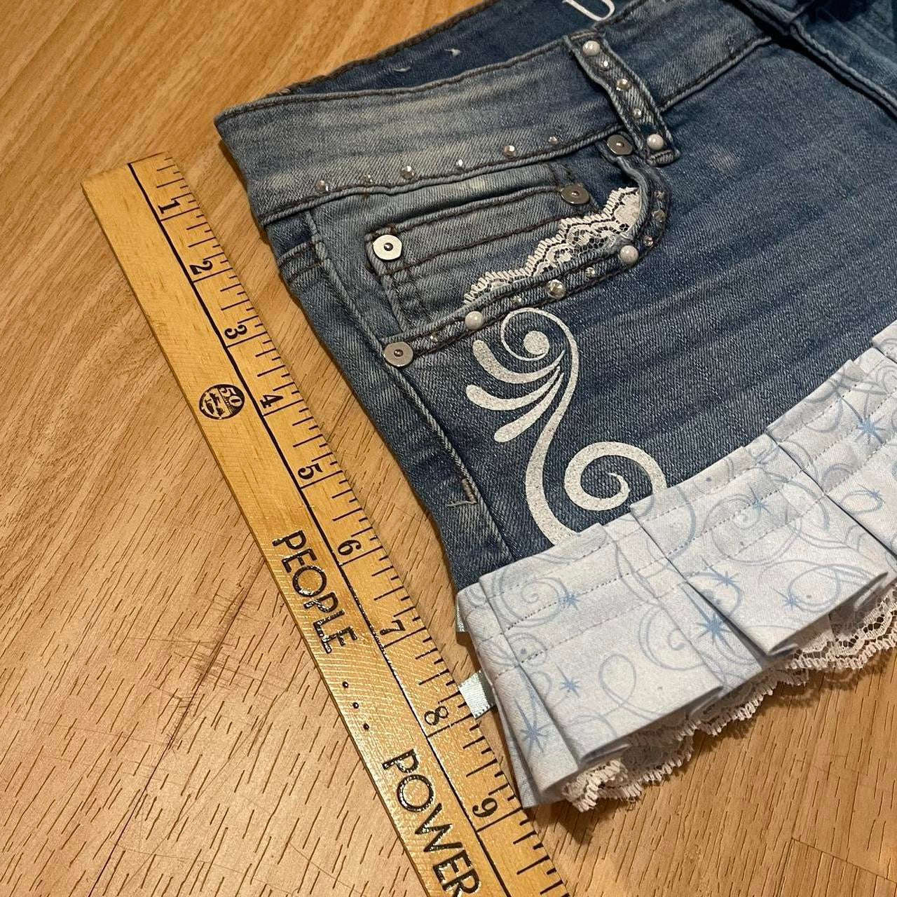 𓏲ּ𝄢 ‘Cutie Cove’ Mermaid Princess Mini Skirt - SIZE S