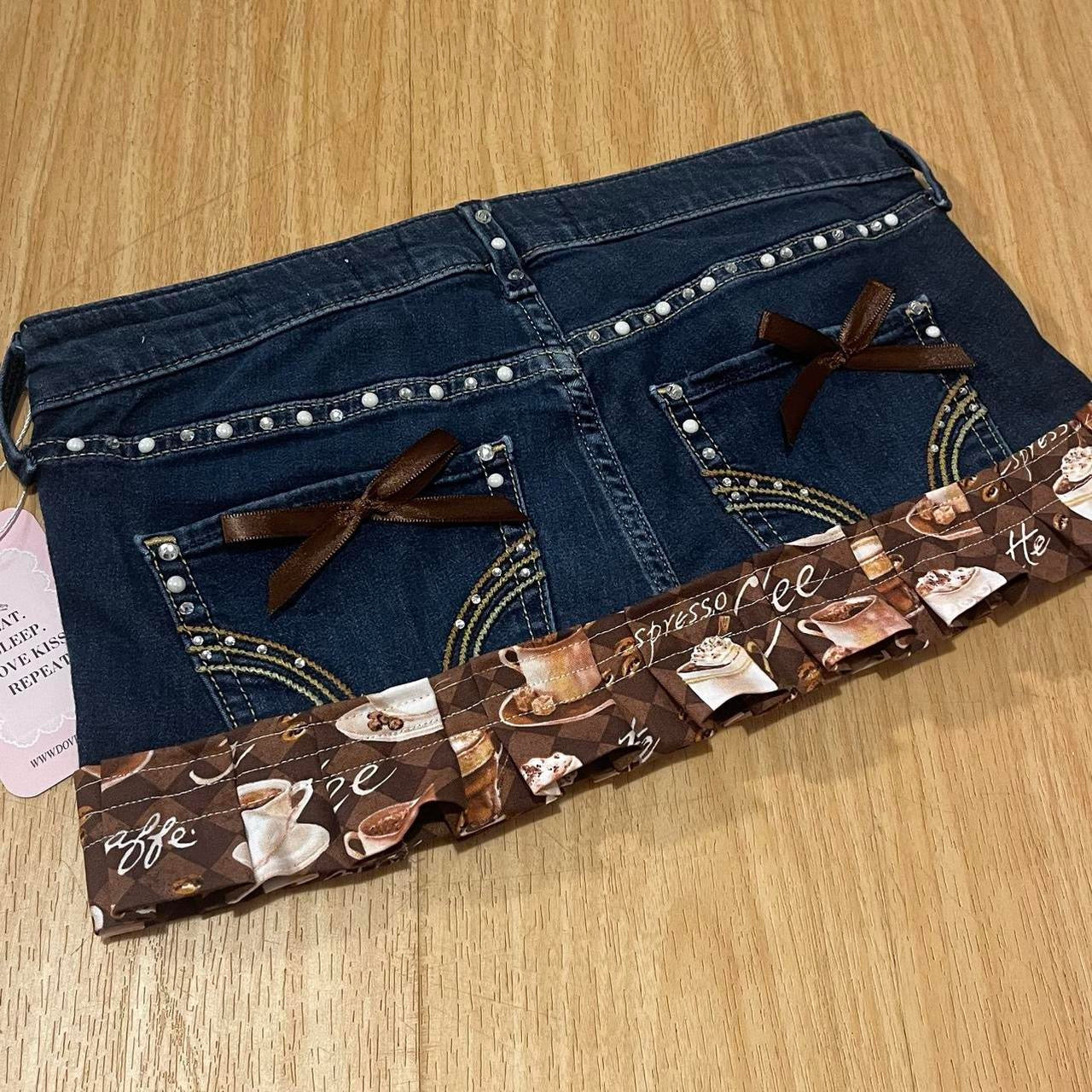 CAPPUCCINO CUTIE Micro Mini Skirt - SIZE XS