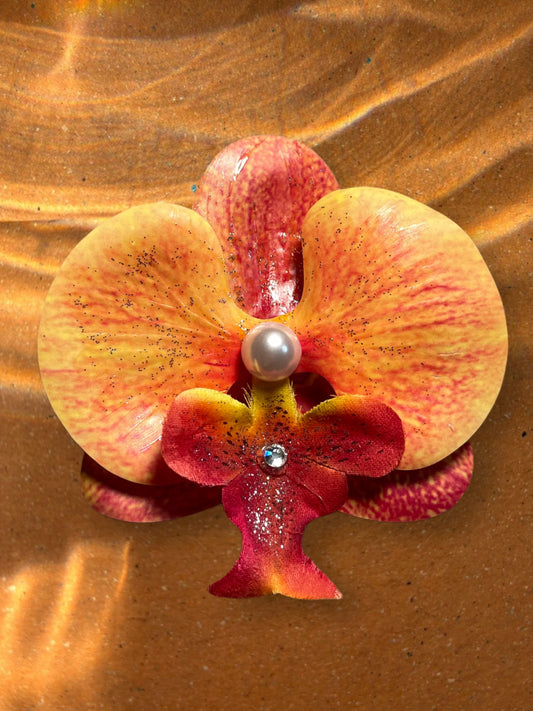 The "Ícone Imperial" Orchid Clip