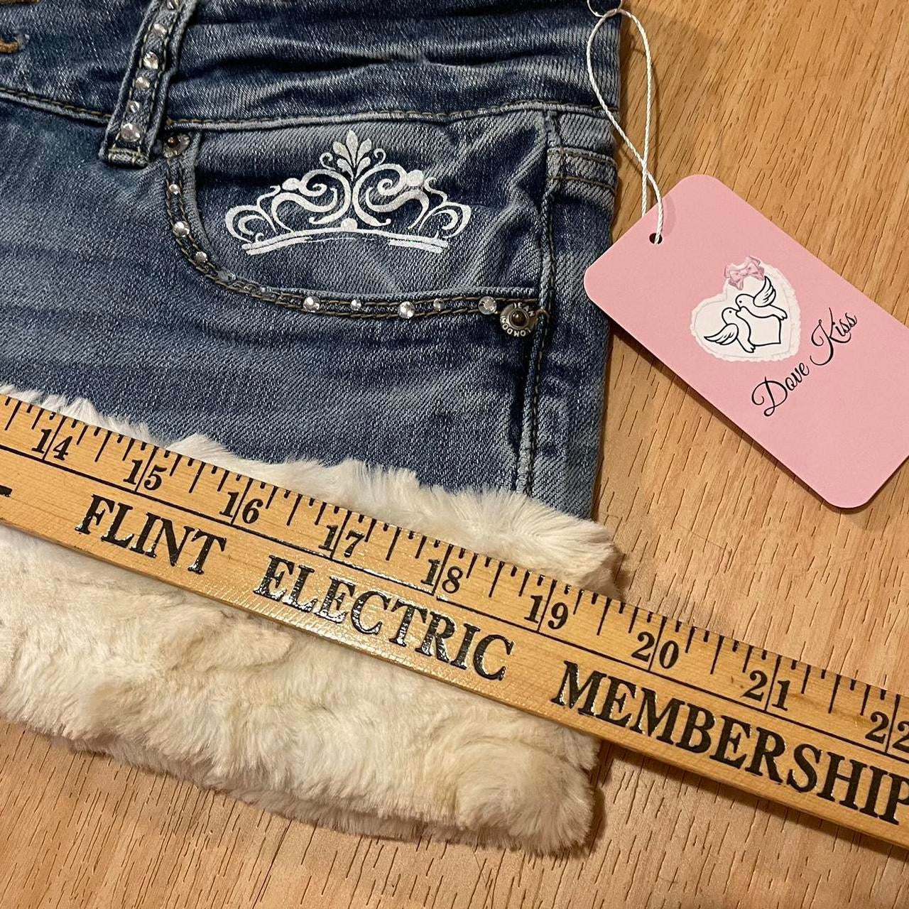 PRETTY PRINCESS Mini Faux Fur Skirt - SIZE L