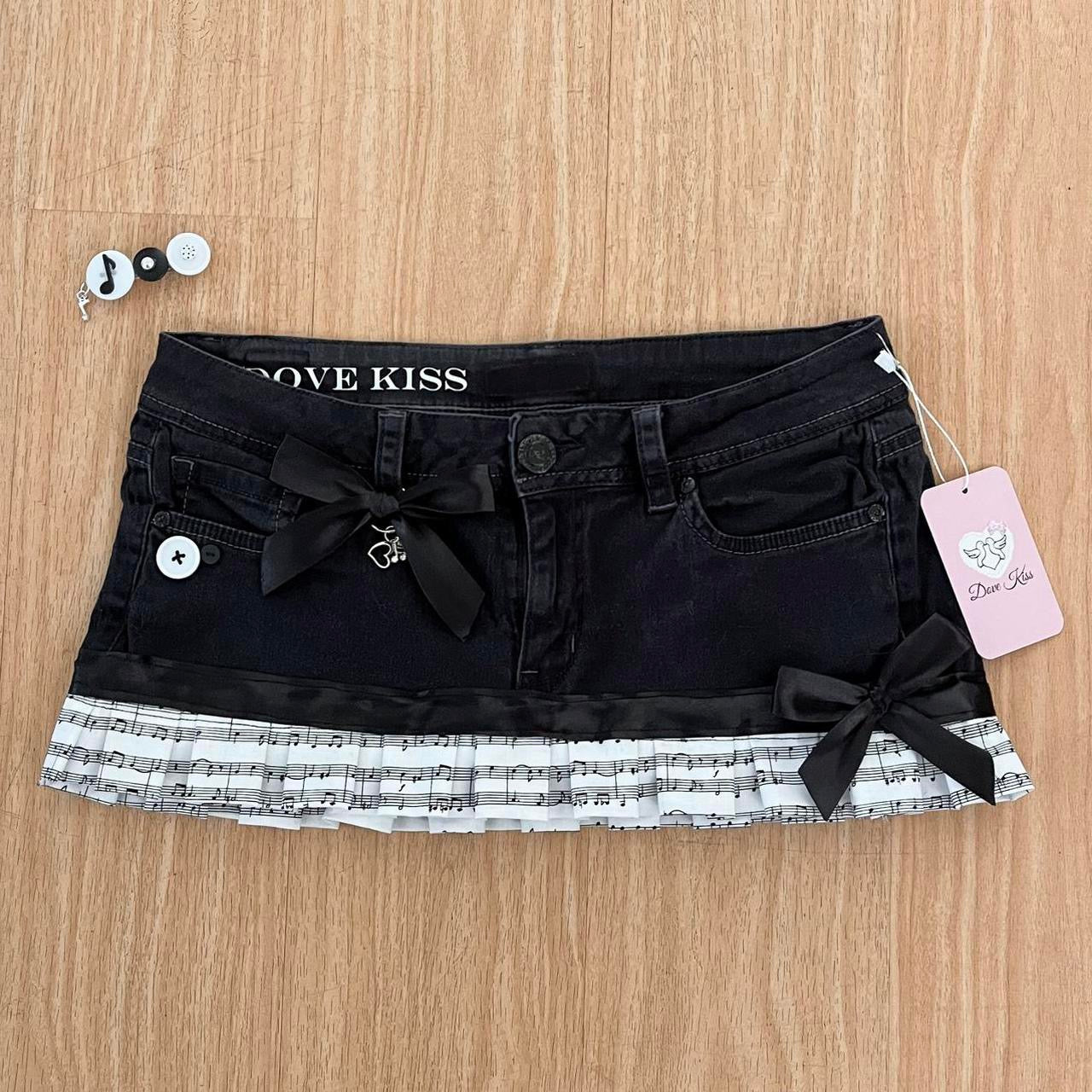 MUSIC PRINCESS Micro Mini Skirt Set - SIZE S