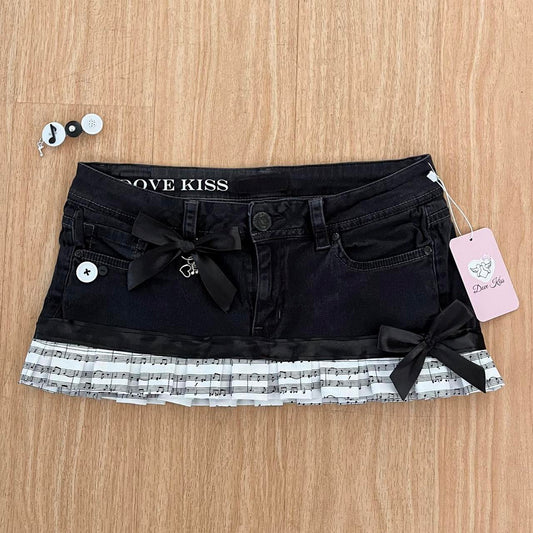 MUSIC PRINCESS Micro Mini Skirt Set - SIZE S