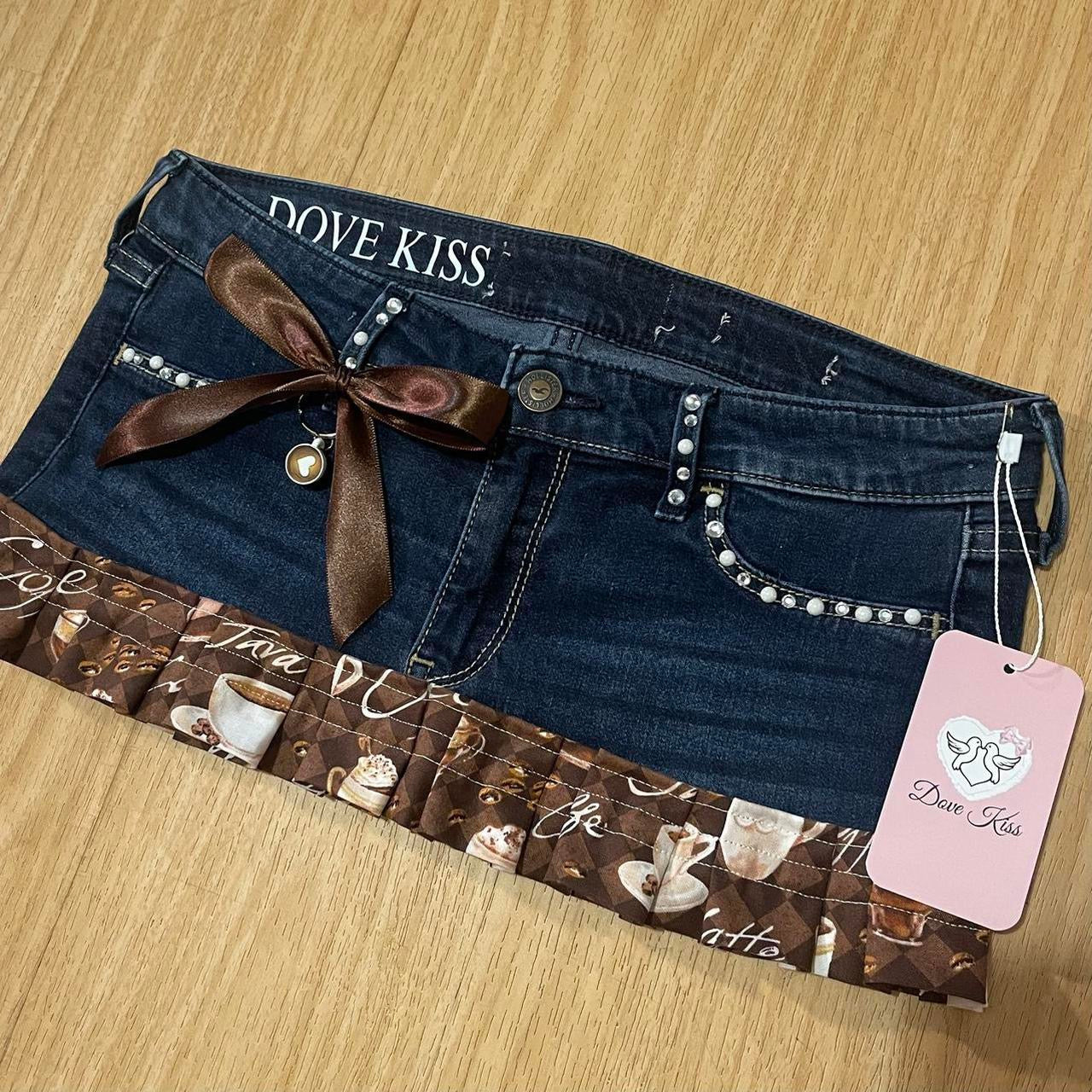 CAPPUCCINO CUTIE Micro Mini Skirt - SIZE XS
