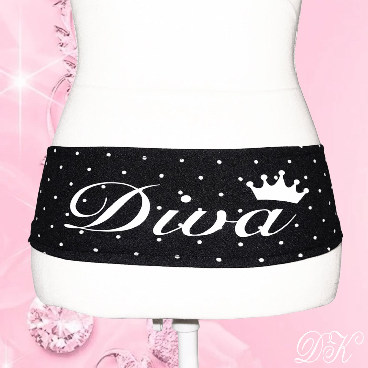 “DIVA” Polka Dot Waistband