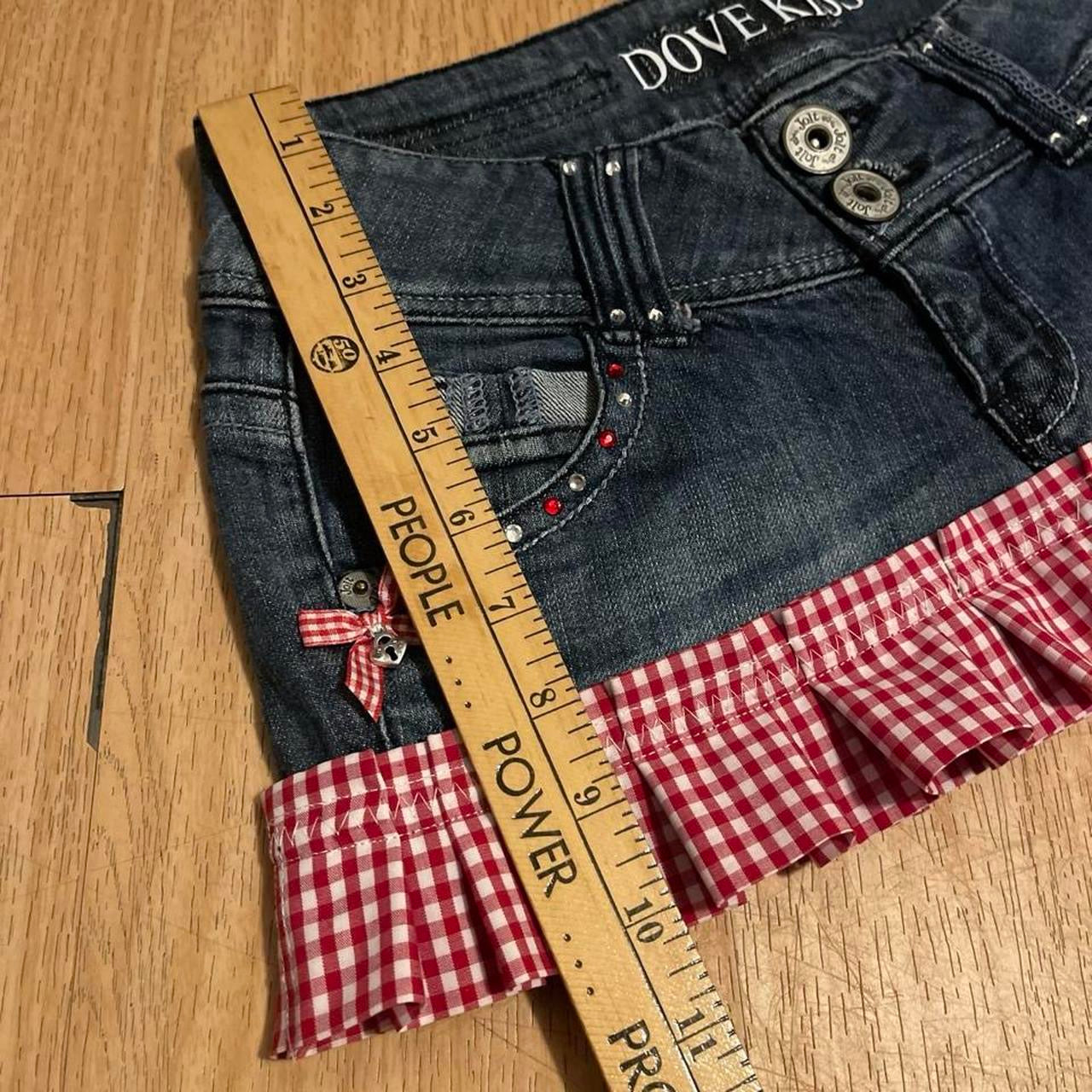 OOAK Y2K Farmer’s Daughter Princess Micro Mini Skirt