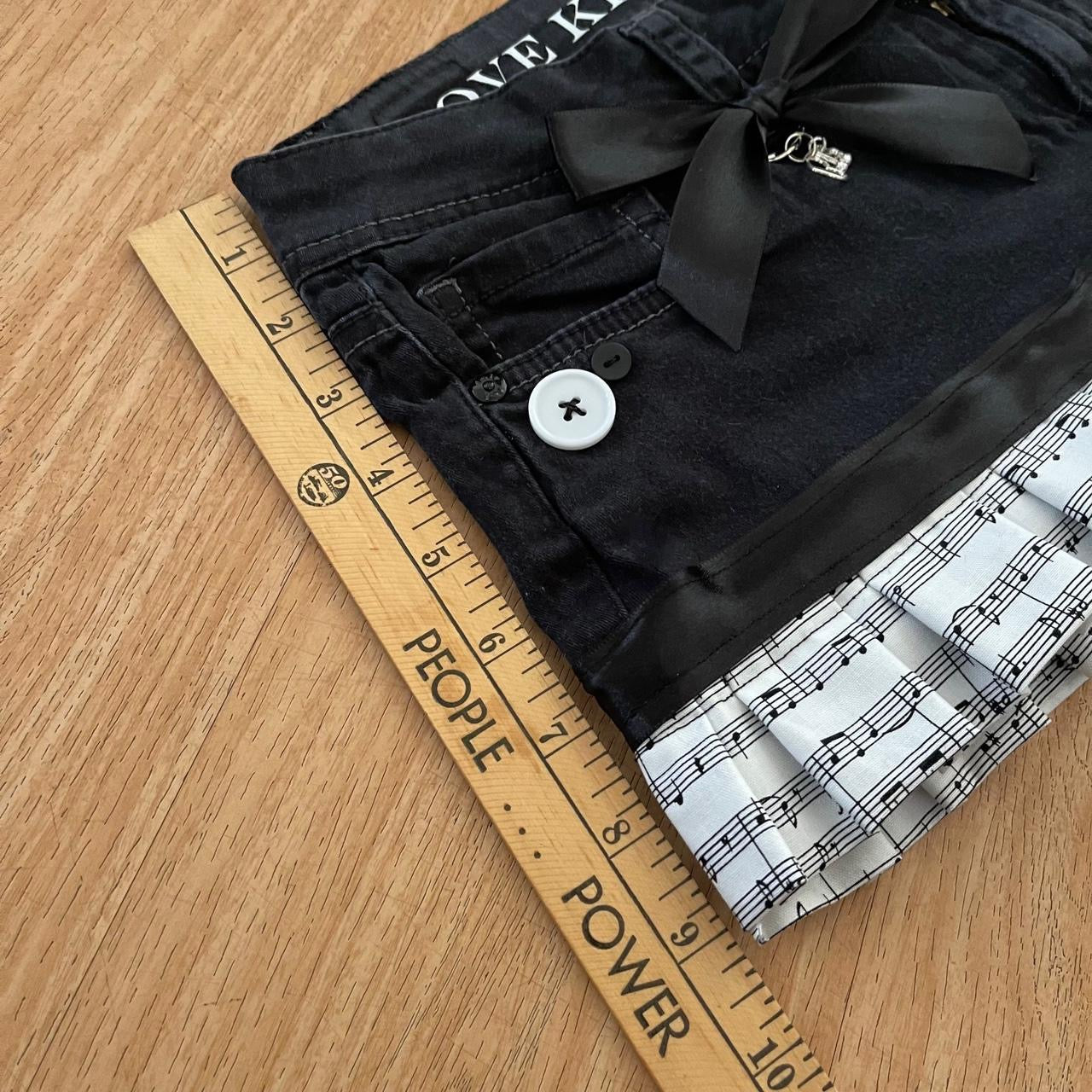MUSIC PRINCESS Micro Mini Skirt Set - SIZE S