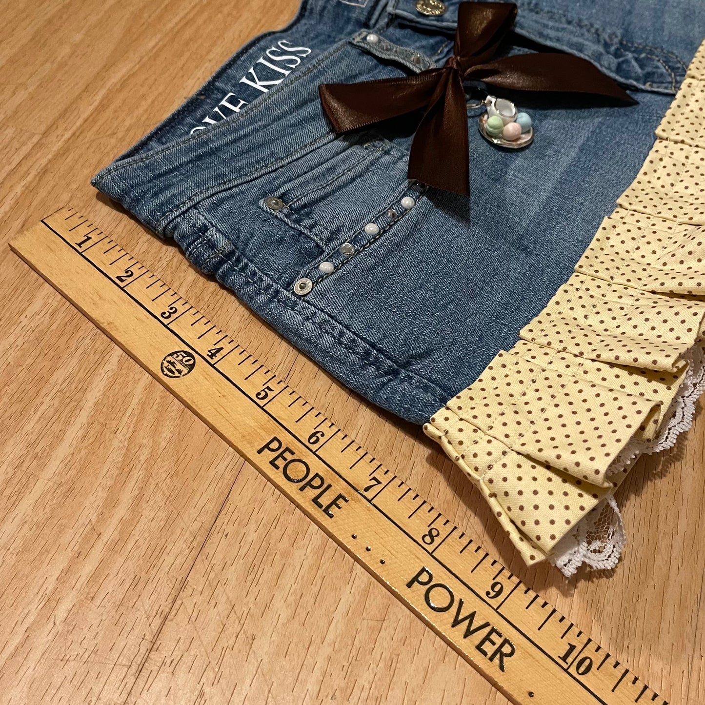 𓏲ּ𝄢 ‘𝐶𝑎𝑓𝑒 𝐷'𝑎𝑚𝑜𝑢𝑟’ Princess Micro Mini Skirt - SIZE S
