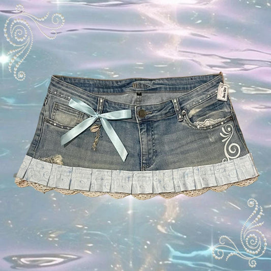 𓏲ּ𝄢 ‘Cutie Cove’ Mermaid Princess Mini Skirt - SIZE L