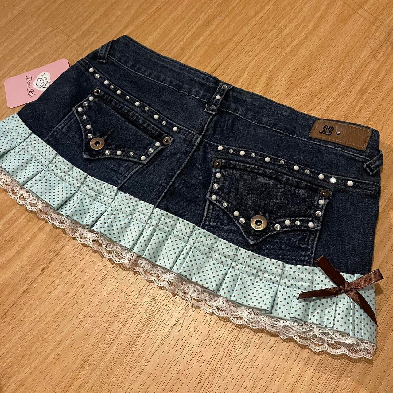 𓏲ּ𝄢 ‘𝐶𝑎𝑓𝑒 𝐷'𝑎𝑚𝑜𝑢𝑟’ Princess Micro Mini Skirt - SIZE S