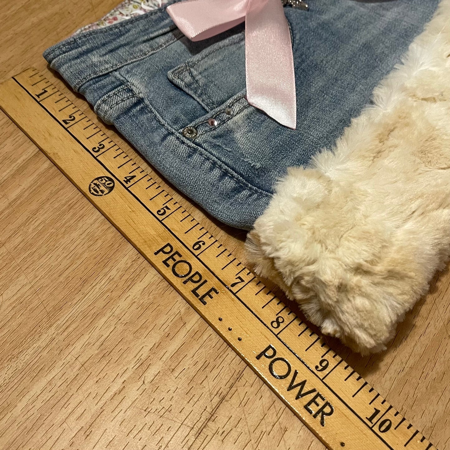 ୨୧ ‘Pretty Princess’ by Dove Kiss micro mini fur trim skirt - SIZE M