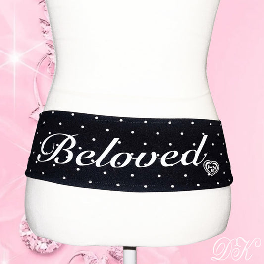 “BELOVED” Polka Dot Waistband - SIZE M