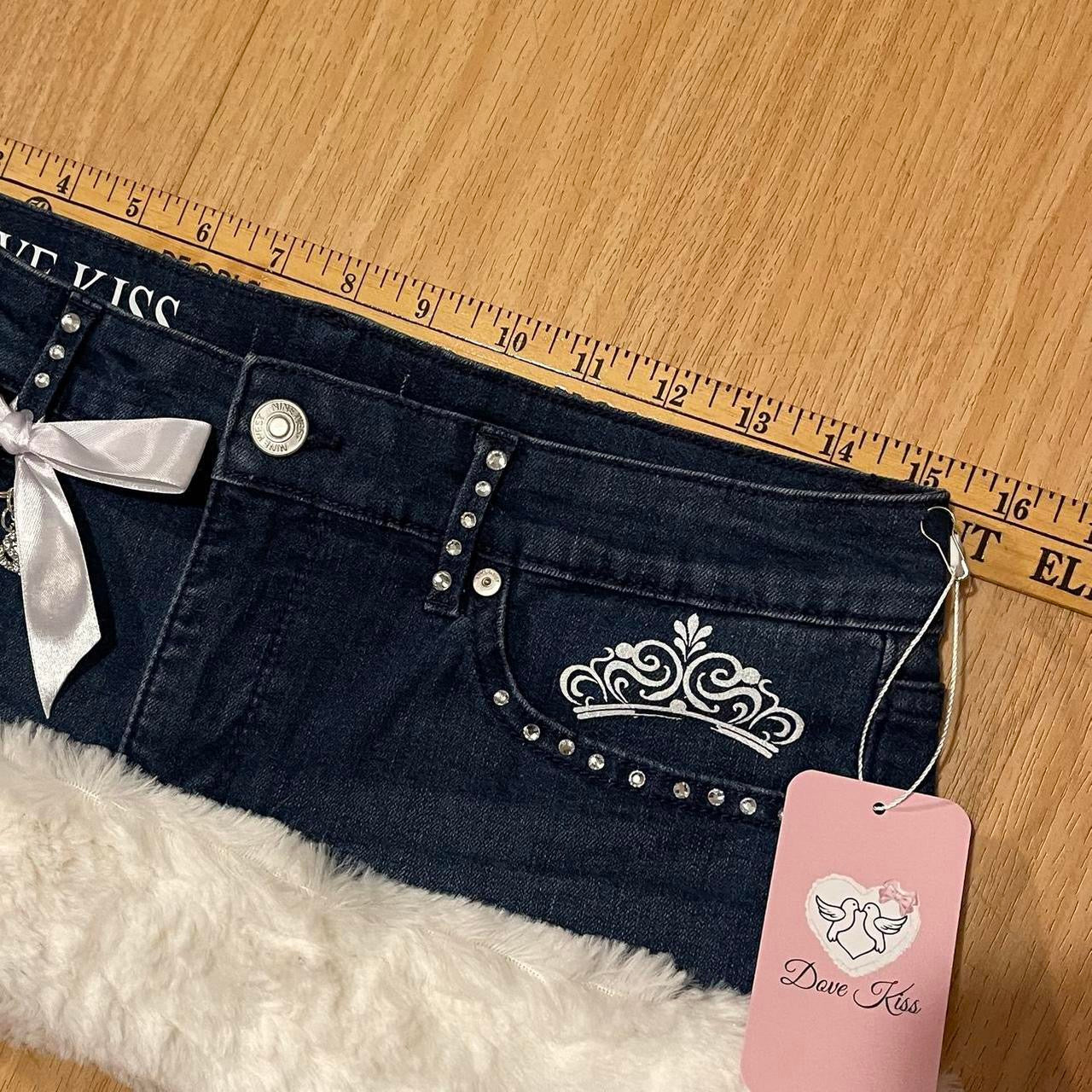 PRETTY PRINCESS Mini Faux Fur Skirt - SIZE M