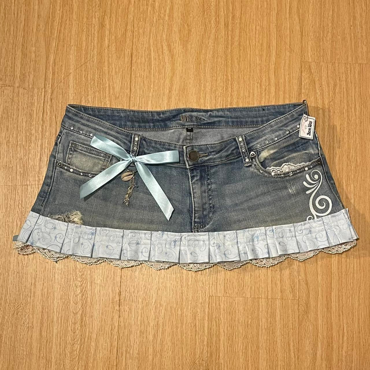 𓏲ּ𝄢 ‘Cutie Cove’ Mermaid Princess Mini Skirt - SIZE L